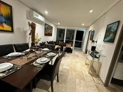 Zona de estar de Alojamiento armandos le club piso 20