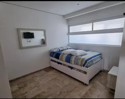 Cama o camas de una habitación en Alojamiento armandos le club piso 20