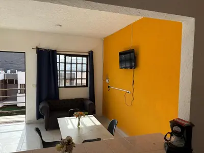 Una televisión o centro de entretenimiento en Departamento excelente ubicacion en cunduacan