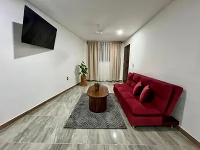 Una televisión o centro de entretenimiento en Departamentos Huitzilin