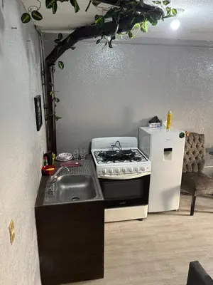 Una cocina o zona de cocina en Habitación cómoda para su estancia