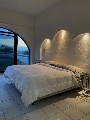 Cama o camas de una habitación en Casa LA Vista- Lomas de Cocoyoc
