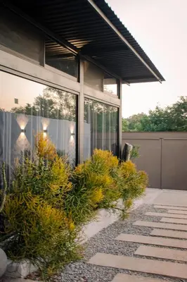 Jardín al aire libre en Casa Urano