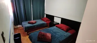 Cama o camas de una habitación en Casa Roja