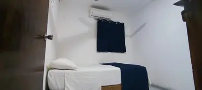 Cama o camas de una habitación en Hotel Puerto Bello Veracruz