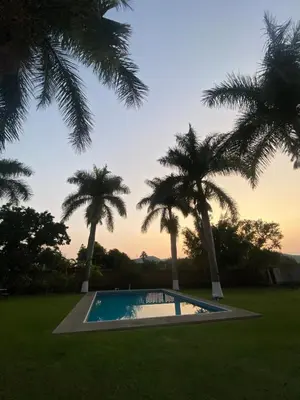 Plano de Casa España Pool and Garden