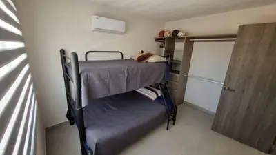 Cama o camas de una habitación en Casa Acapulco Playa Bonfil