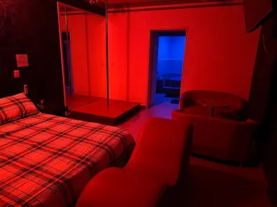Cama o camas de una habitación en Burgos suite Jacuzzi
