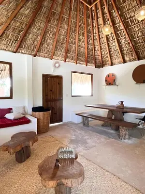 Zona de estar de Casa Leone La Punta