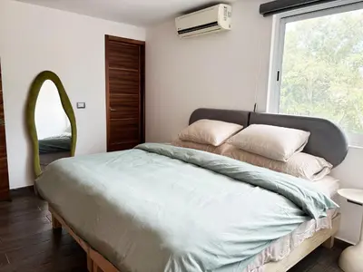 Cama o camas de una habitación en Casa Loma next to Xochimilco