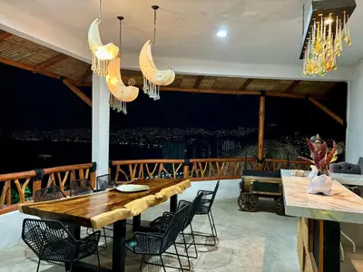 Zona de estar de Casa Rubi