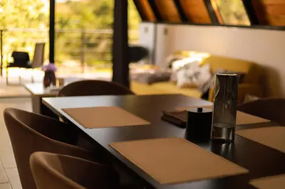 Zona de estar de La Morada Luxury Cabin