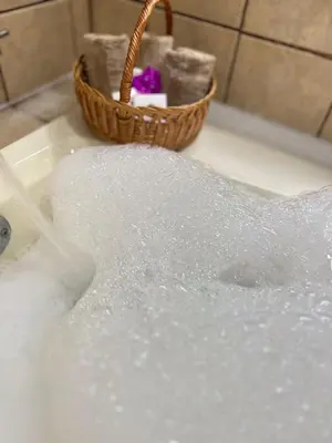 Un baño de Posada Ali