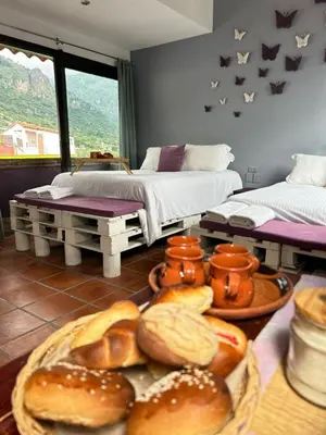 Cama o camas de una habitación en Posada Ali
