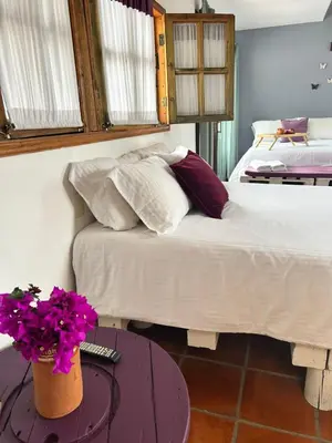Cama o camas de una habitación en Posada Ali