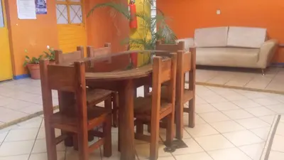 Zona de estar de Hostal Zipolite Arteaga