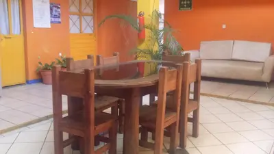 Zona de estar de Hostal Zipolite Arteaga