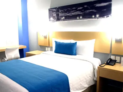 Cama o camas de una habitación en Hotel Urbainn