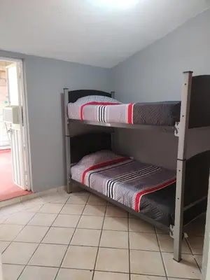 Cama o camas de una habitación en Casa en Cuernavaca Casa Luz