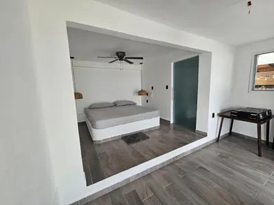 Cama o camas de una habitación en Casa Belle Vue, Tequesquitengo