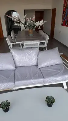 Zona de estar de Casa Belle Vue, Tequesquitengo