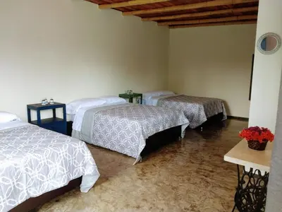 Cama o camas de una habitación en Villas ARVEM 1