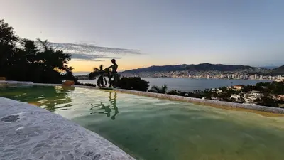 Paisaje cerca de esta villa