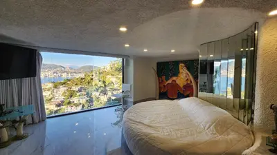 Cama o camas de una habitación en Villa Hermosa