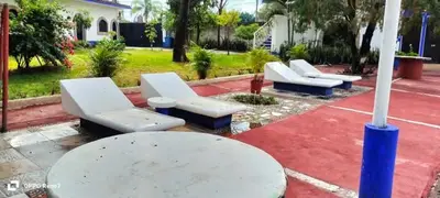 Jardín al aire libre en Hotel San Jose Purua
