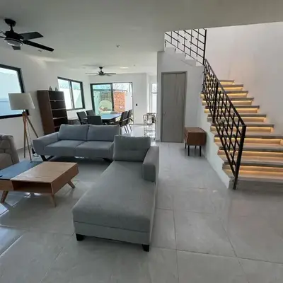 Resting family home