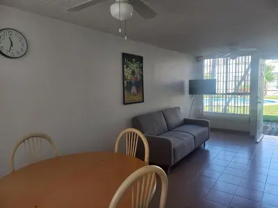 Zona de estar de Casa en condominio 2R alberca compartida