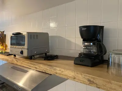Una cocina o zona de cocina en Alojamiento Ideal Junto al Aeropuerto CDMX