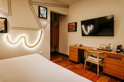 Cama o camas de una habitación en Spira Hotel