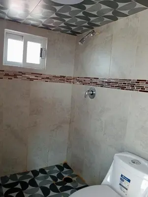 Un baño de Recámara céntrica funcional
