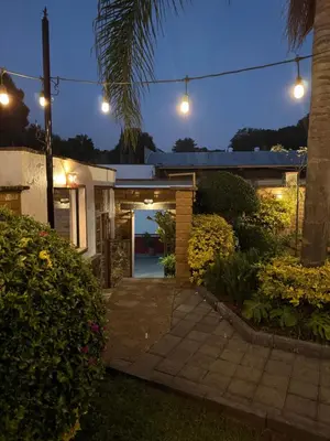 Jardín al aire libre en Bungalow Tepoztlán