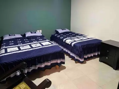 Cama o camas de una habitación en Departamento Oaxaca 10 min del centro