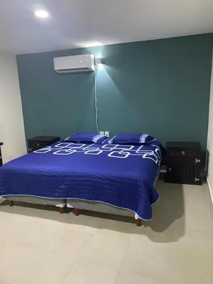 Cama o camas de una habitación en Departamento Oaxaca 10 min del centro