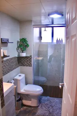 Un baño de Excelente departamento en jardín Balbuena y mundial de futbol 2026