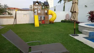 Jardín al aire libre en Unforgettable home in Paraiso Country Club, Morelos