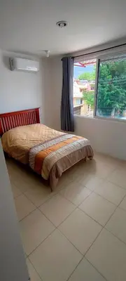 Cama o camas de una habitación en Apartment Xochimilco