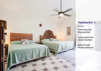 Plano de Spacious House with Pool in Lomas de Cocoyoc 3 Bedrooms