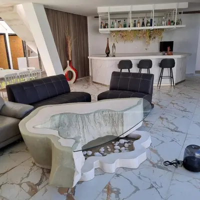 Zona de estar de Casa mahuizo