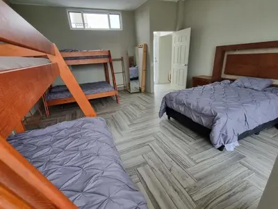 Cama o camas de una habitación en Casa mahuizo