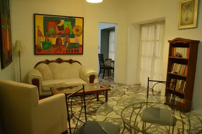 Zona de estar de Hotel Casa San Miguel Arcángel