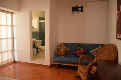 Zona de estar de Hotel Casa San Miguel Arcángel