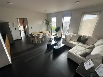 Zona de estar de Apartment with balcony in the heart of the city