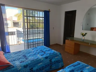 Cama o camas de una habitación en Quinta de ensueño, Quinta Roma