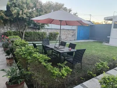 Jardín al aire libre en Quinta de ensueño, Quinta Roma