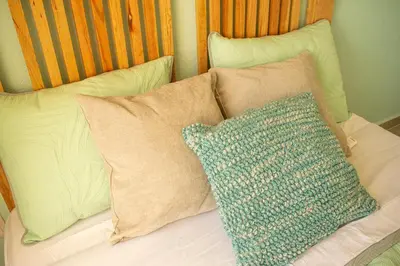 Cama o camas de una habitación en Alberca, Playa Cercana & Club de Playa opcional -Departamento E13D301