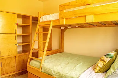 Cama o camas de una habitación en Alberca, Playa Cercana & Club de Playa opcional -Departamento E13D301